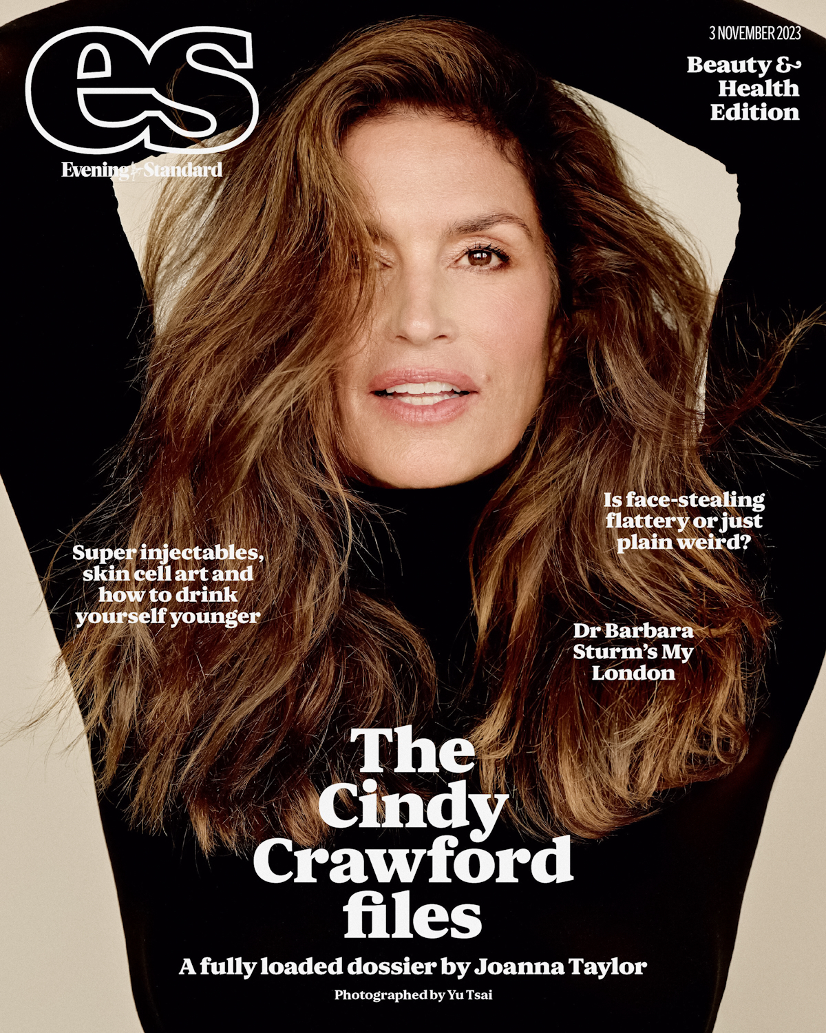 ES Magazine November 3, 2023 : Cindy Crawford by Yu Tsai