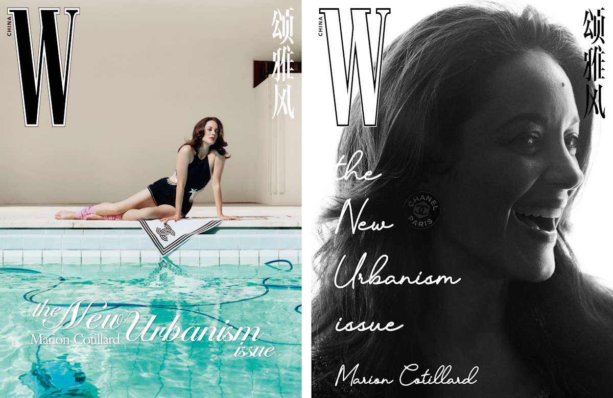 W Magazine China Volume #4 2023 : Marion Cotillard by Thurstan Redding & Anna Ewers by Sean + Seng 