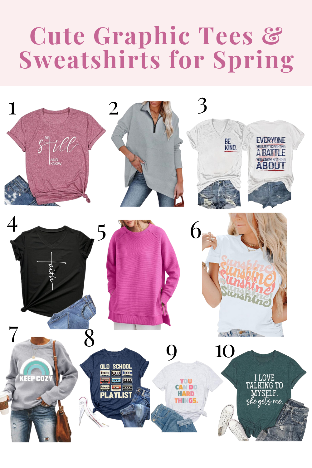 Cute Graphic Tees & Sweatshirts for Spring